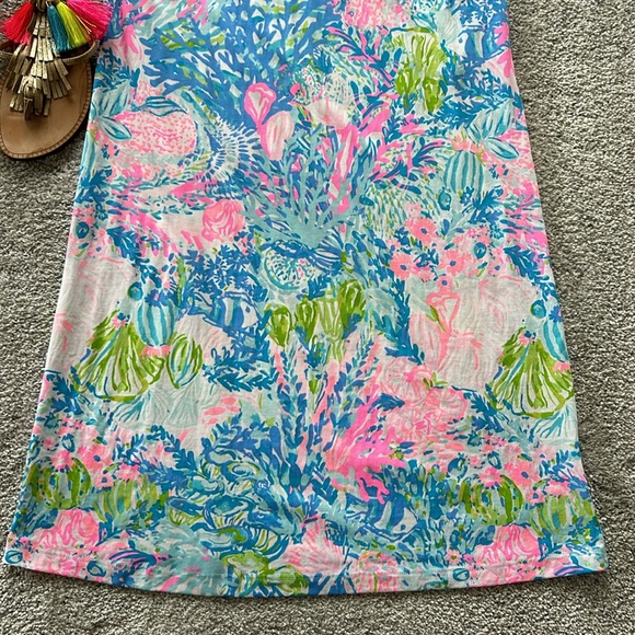 Lilly Pulitzer Rose Shift Dress Bali Blue Once Upon A Tide - Picture 4 of 7